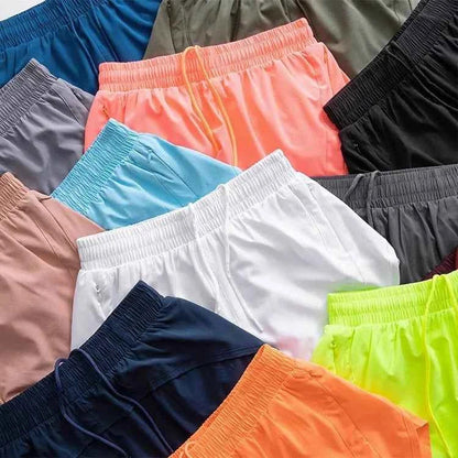 Women's Anti-Explosion 2 in 1 Sports Shorts Quick Dry Running Yoga Shorts Summer Thin Athletic Outdoor Shorts