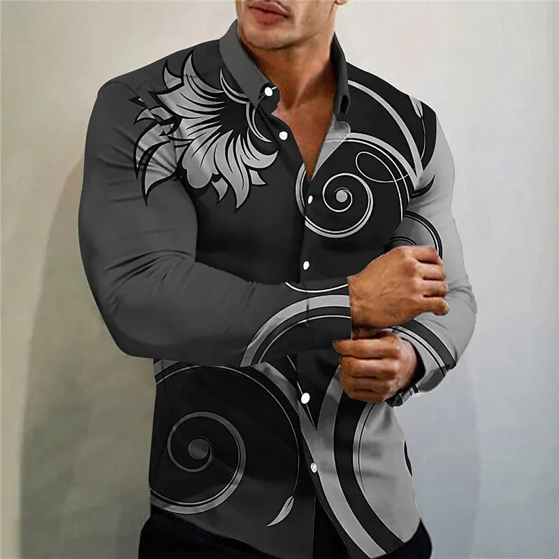 Men's casual shirts are fashionable, elegant, comfortable, slim and loose 2024 men's tops lightweight sports outdoor shirts