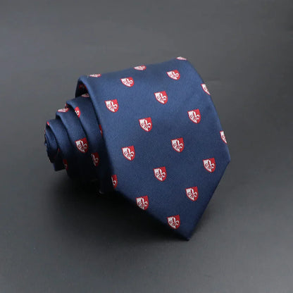 Men's Fashion Tie 8cm Blue Necktie Classic Plaid Striped Neck Tie Paisley Floral Neckties Daily Wear Cravat Wedding Party Gift