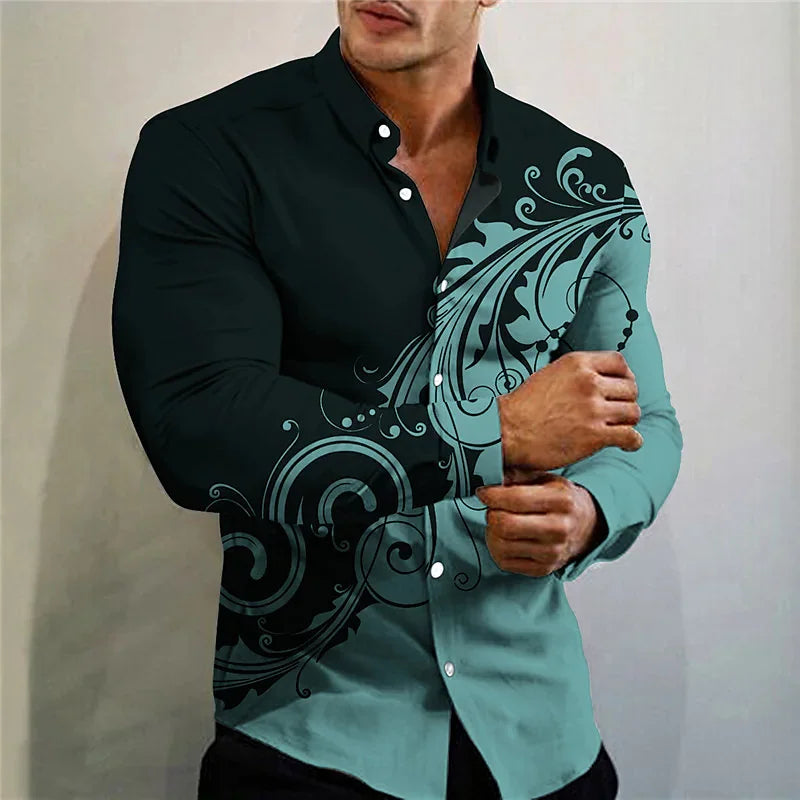 Men's casual shirts are fashionable, elegant, comfortable, slim and loose 2024 men's tops lightweight sports outdoor shirts