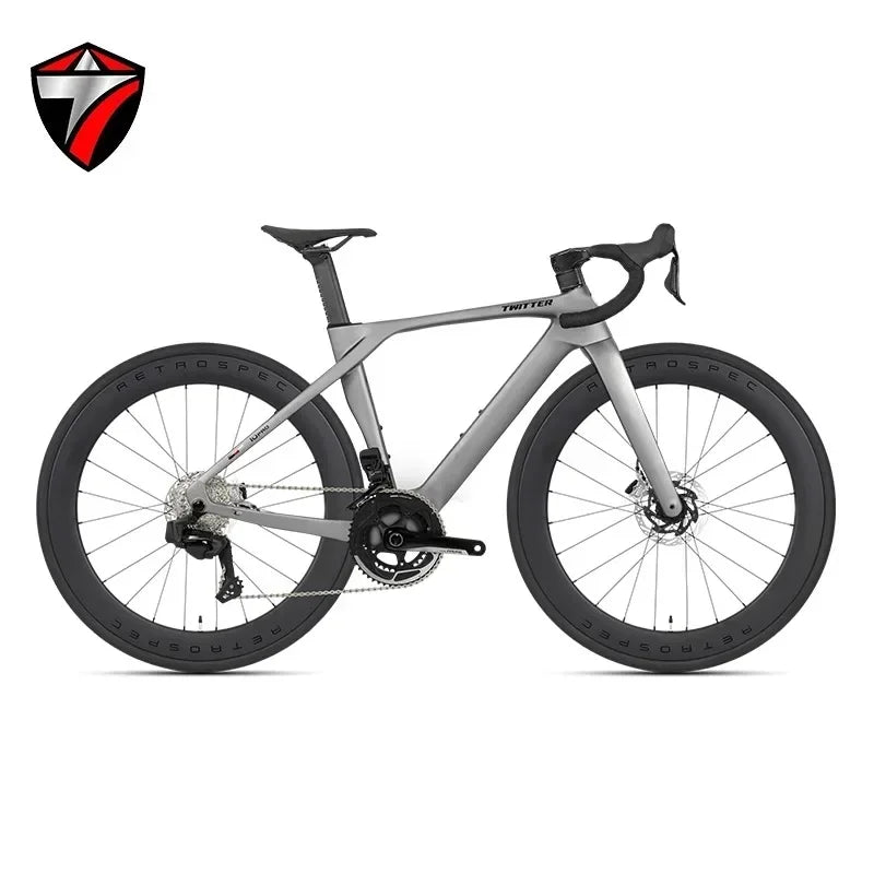 TWITTER T10pro Full Carbon Road Bike – EDS TX7100 24-Speed Electronic Shifting, 700C
