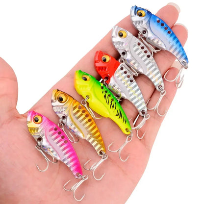 5pcs Metal VIB Fishing Lure Set – Vibration Spoon Hard Bait Crankbait Wobbler Swimbait Cicada 3/7/10/15/20g
