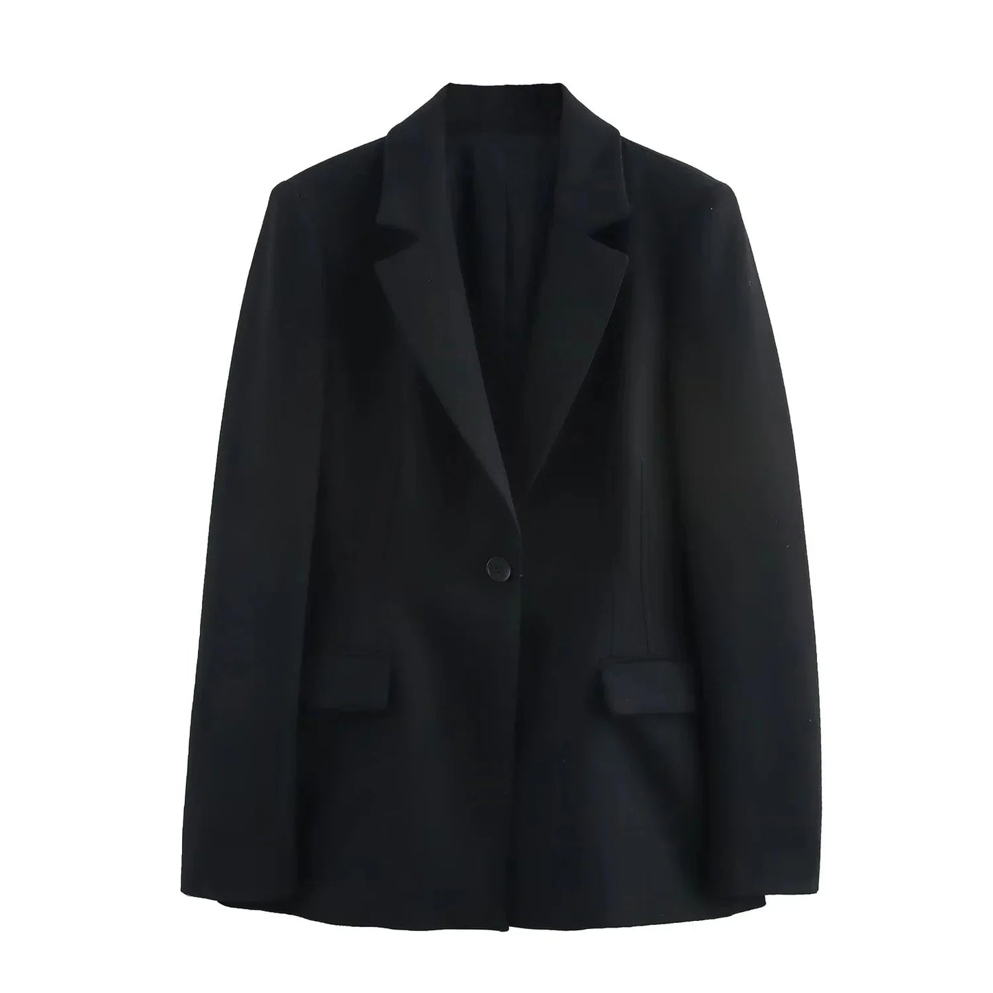 KONDALA 2026 Spring Summer Elegant Office Lady Solid Suits Fashion Slim Single Button Shrug Blazers Chic Zipper Flare Pants