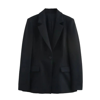 KONDALA 2026 Spring Summer Elegant Office Lady Solid Suits Fashion Slim Single Button Shrug Blazers Chic Zipper Flare Pants