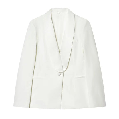 HH 2026 Women New Fashion Solid 2-Piece Set Single Button Long Sleeve Blazer Jacket+High Waist Zipper Pockets Solid Long Pants