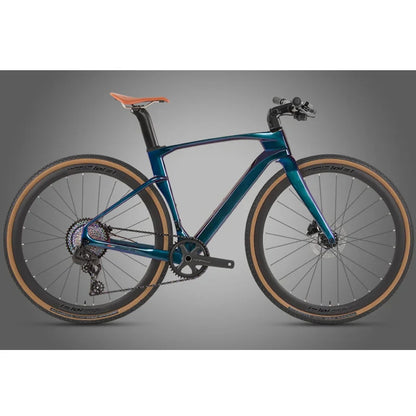 TWITTER Hot Selling V3 Gravel Bike 700X40C Carbon Fiber Road Bicycle RS-24 Speed Touring Bikes With Flat Handle For Men Women