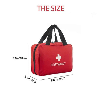 260pcs Deluxe First Aid Kit - Essential Emergency Supplies for Home, Outdoor Adventure and Camping Safety