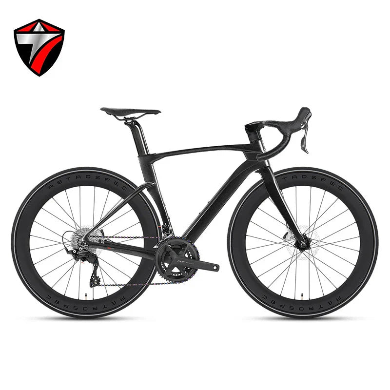 TWITTER Cyclone RS Full Carbon Road Bike – Shimano 105 24-Speed with Hydraulic Disc Brakes