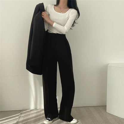Fall Fashion Long Sleeve Blazer Mujer Pant Sets Blazers Women 2024 Casual Womens 2 Piece Outfit Set Suits Outwear