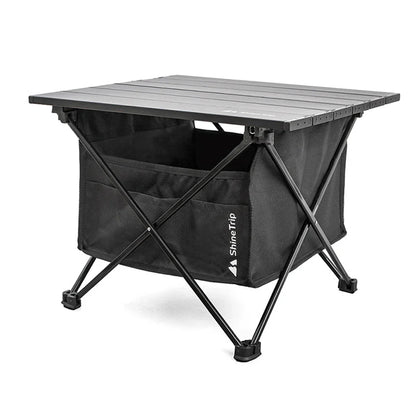 Camping Folding Table Under-Storage Bag – 600D Oxford, Waterproof, Foldable, Black