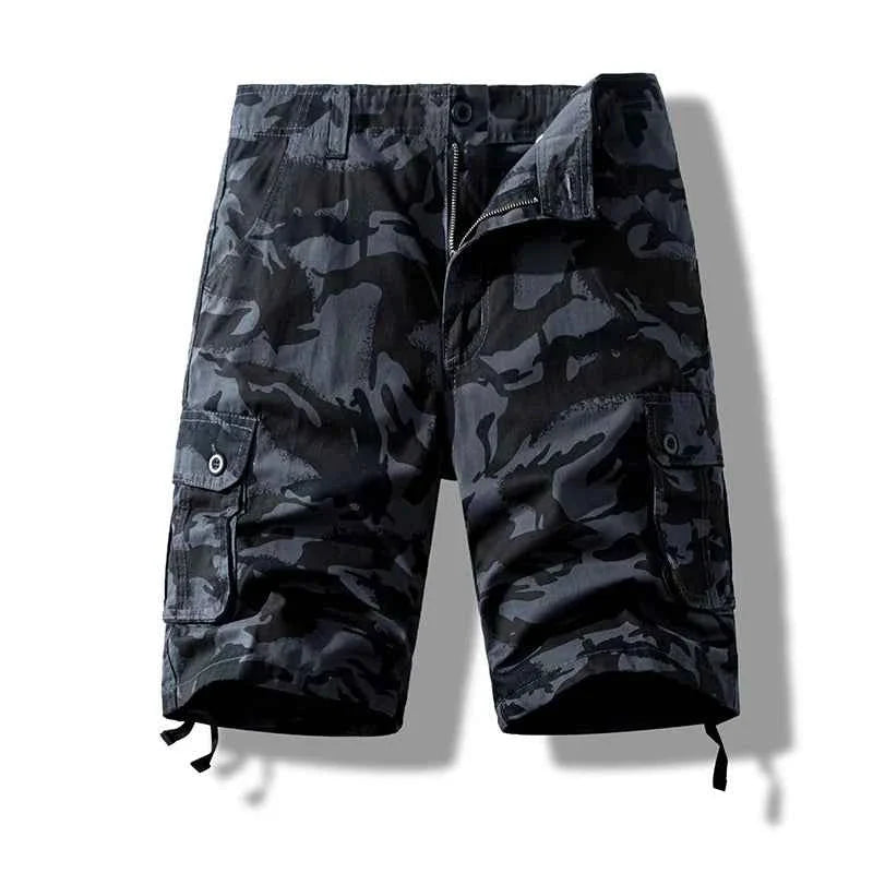 Men's Short Pants Cotton Cargo Shorts Tactical Breeches Casual Sports Man Hiking Fishing Streetwear