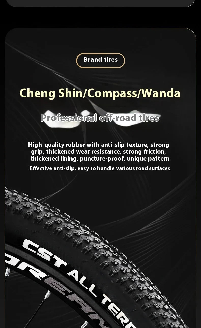 Magnesium Alloy26Inch mountain bike for adults men women, teenagers, and students33Speed Bike Disc Brake Shock Absorption