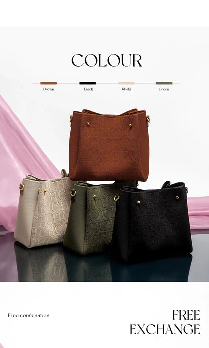 CH Crossbody Elegant Design Sense Letters Drawstring Design Brand Women's Bag Fashion Casual Hundred Women's Bag Crossbody