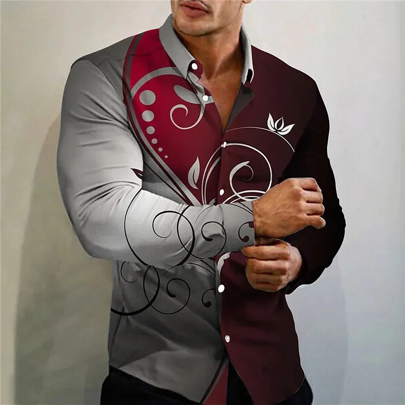 Men's casual shirts are fashionable, elegant, comfortable, slim and loose 2024 men's tops lightweight sports outdoor shirts
