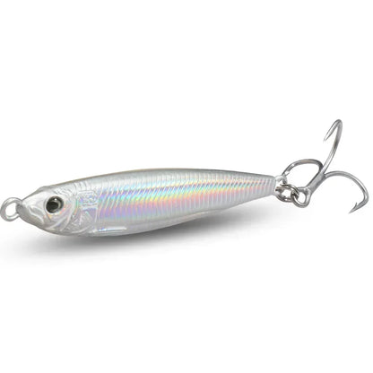 Metal Jig Bait 20g 30g 40g Spinner Sinking 3D Eye Color Laser Spinning Gear Luring Cast Fishing Tackle Blade Hook Pesca VIB Lure
