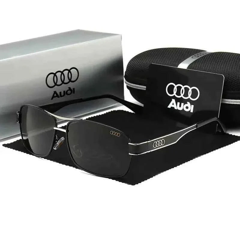Audi Sunglasses Polarized UV400 Driving Sunglasses for Men/Women Square Frame Glasses Wholesale Gift for Auto Enthusiasts 5571