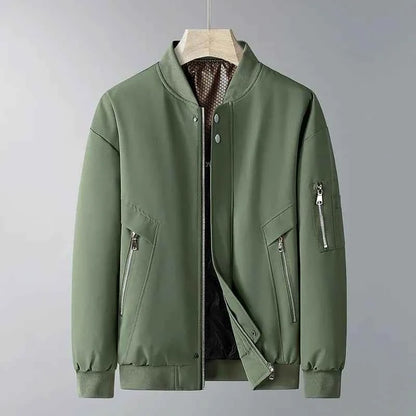 Men's Outdoor Sports and Leisure Windproof Breathable Thick Cotton Baseball Jacket Fashionable Cool Warm Cotton Jacket