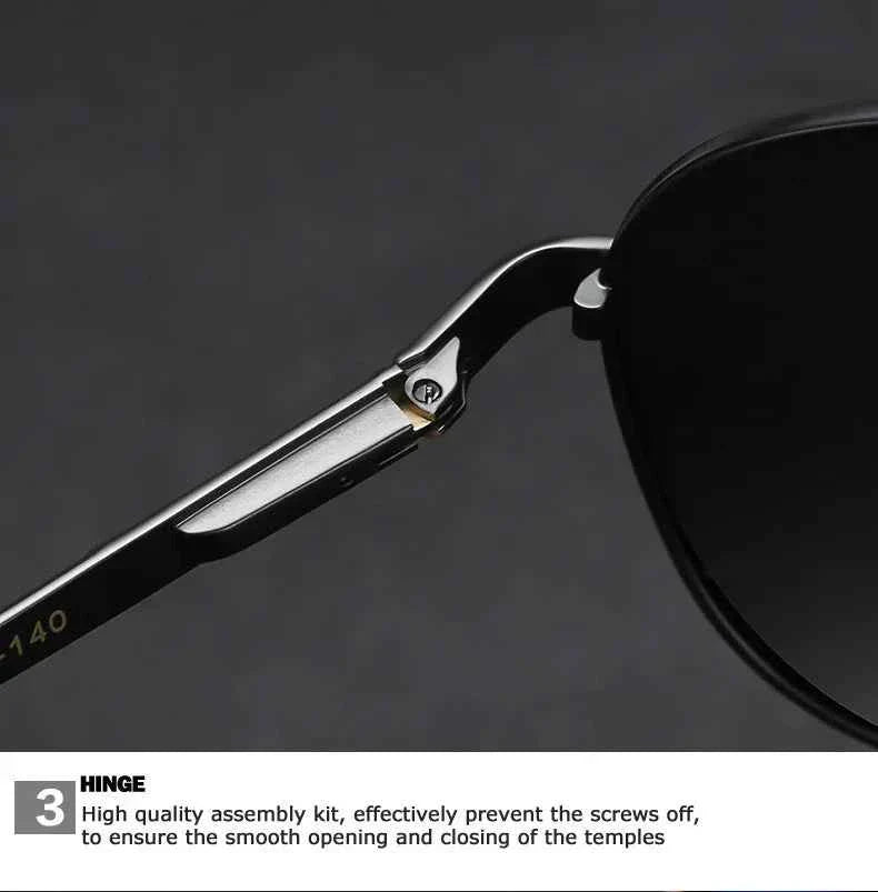 Audi UV400 Polarized AntiGlare Retro Flight Sunglasses Glasses for Motorcycle Classic FrogEye Outdoor Glasses Men Women 558