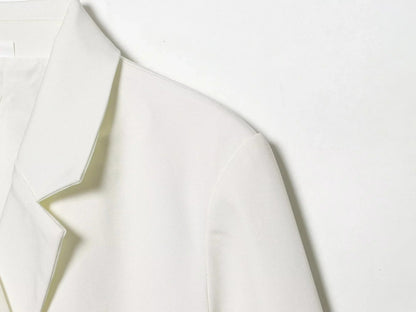 KONDALA Office Lady Chic White Women Blazer Suit Solid Long Sleeve Blazer Long Zipper Pants Fashion 2026 Spring Summer Suit