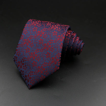 8 cm Tie Gravatas Newest Design Woven 8 cm Silk Necktie Wedding Business Suit Accessories Blue Man Dot Fit Group Party Office
