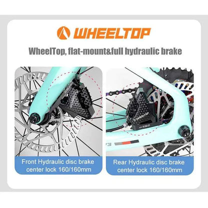 Twitter Carbon Wireless Gravel V3 Gravel Bike 700*40C WheelTop GEX-13S Electronic Road Disc Bicycle With 50mm Carbon Wheelsets
