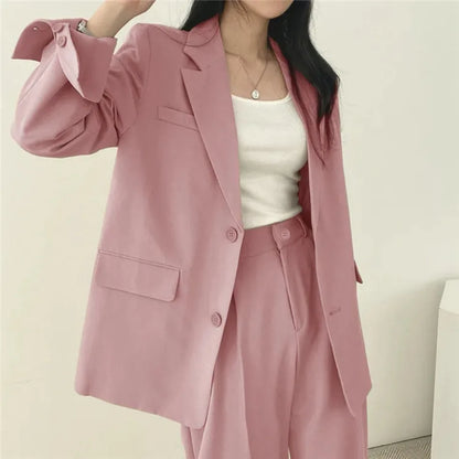 Spring Autumn New in Women's High Waist Loose Luxury Casual Set Pants Fashionable Elegant Comfortable Straight Leg Pants