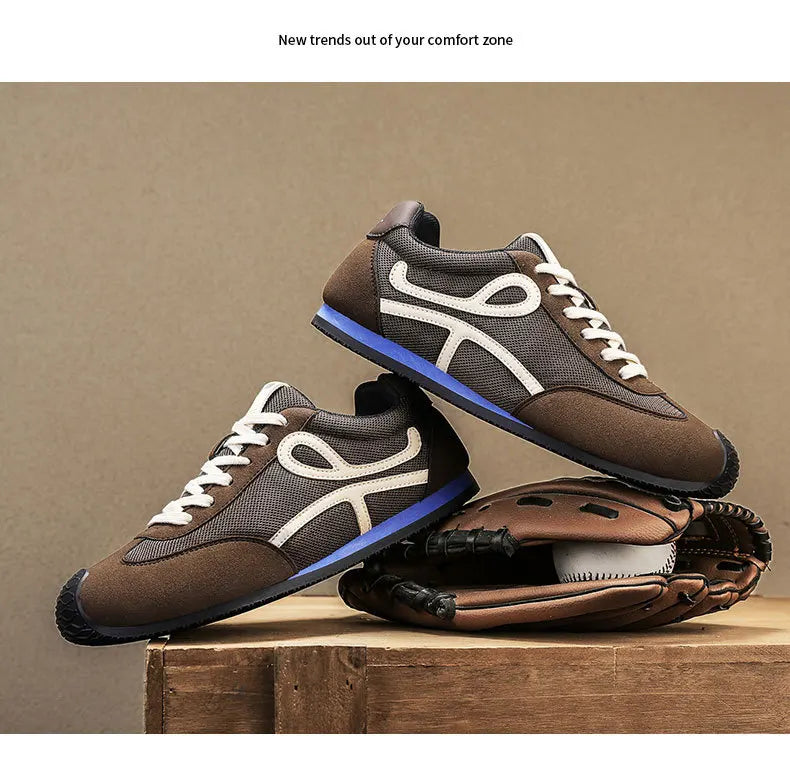 Men's Sporty Casual Shoes Summer 2025 New Model Large Size 45 Canvas Face Youth Student Breathable Leather plus Net Cloth