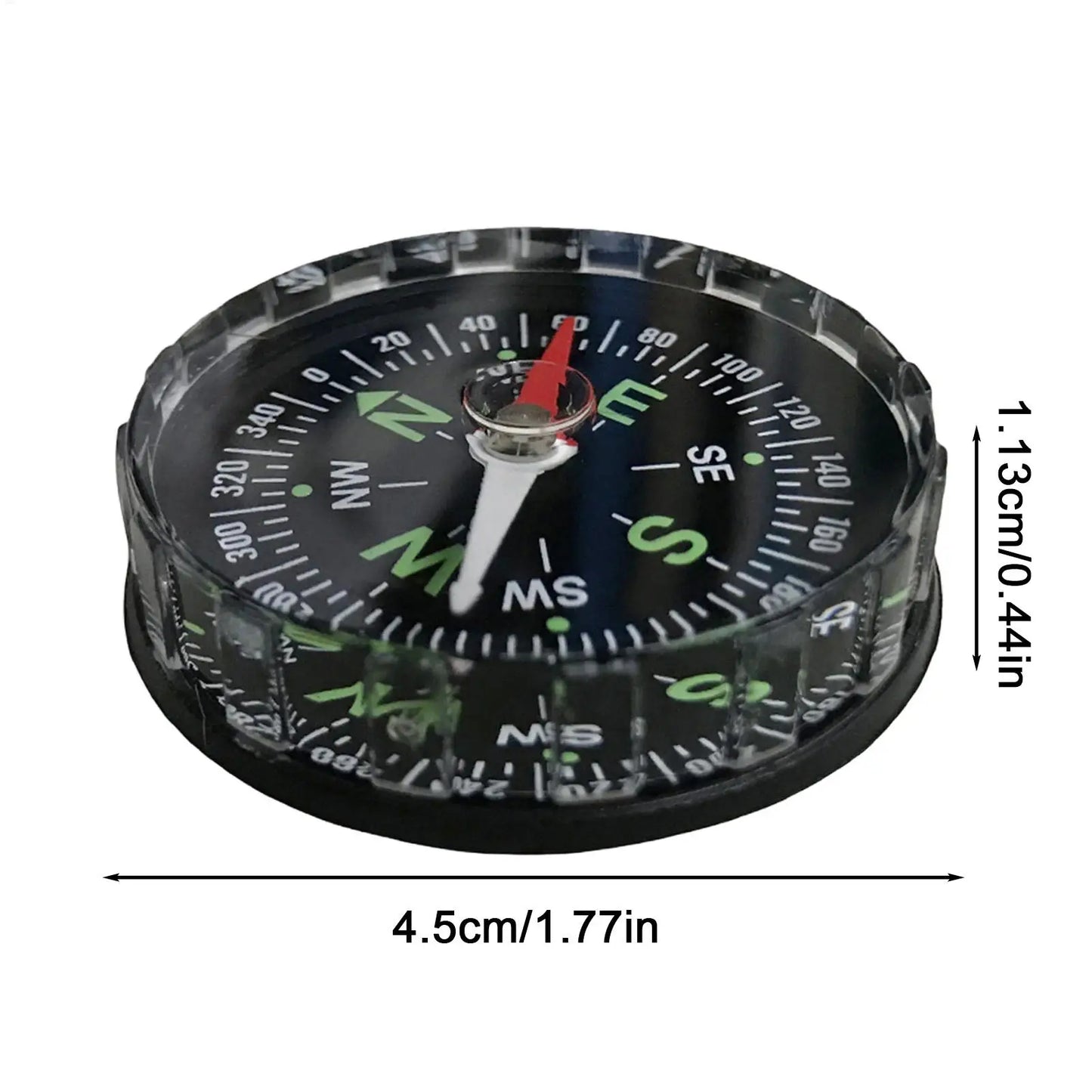 Waterproof Hiking Compass – Multifunctional Sighting Navigation for Survival, Mountaineering & Boating