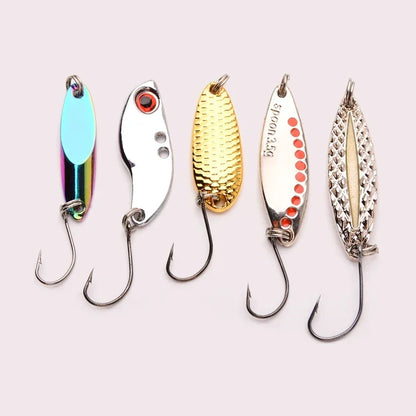 5pcs Metal VIB Wobbler Fishing Lure Set – 3g/10g/15g Sinking Hard Bait for Sea & Freshwater Fishing