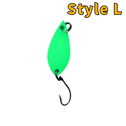 Metal Spoon Fishing Lure – Wobbler Jigging Bait, 2.5g/3.5g/5g, 12 Color Styles