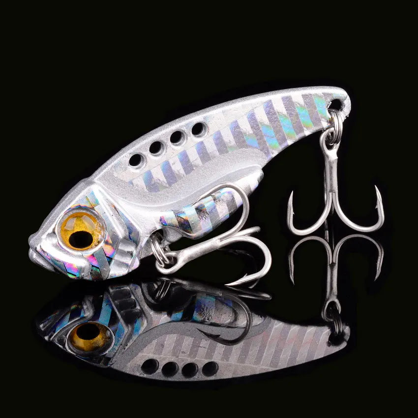 5pcs Metal VIB Fishing Lure Set – Vibration Spoon Hard Bait Crankbait Wobbler Swimbait Cicada 3/7/10/15/20g