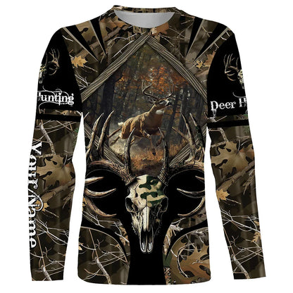 Men's 3D Wild Boar Camo Hunting T-Shirt – Long Sleeve Streetwear Tee