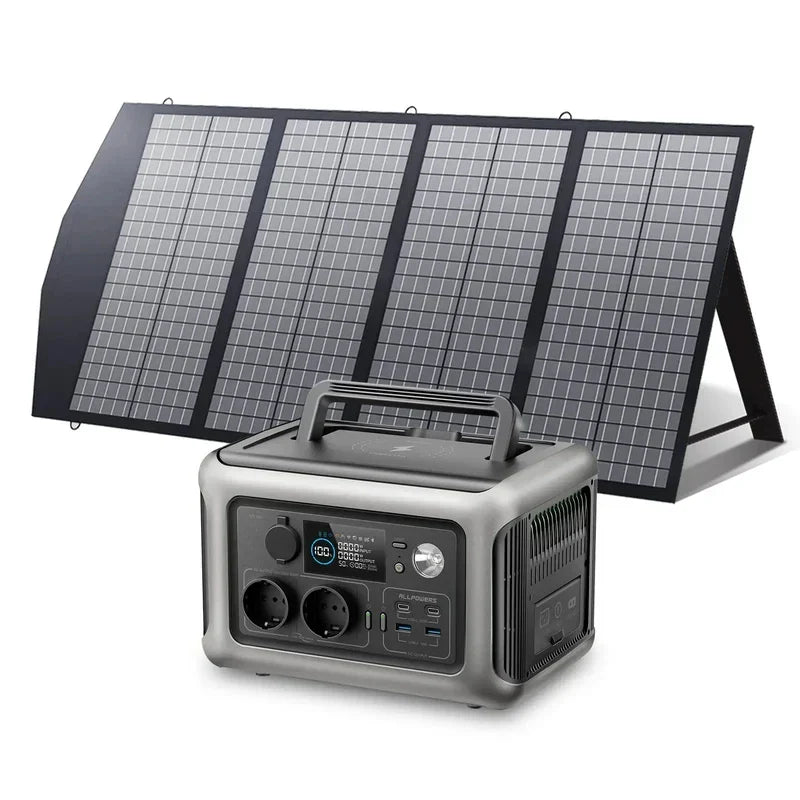 ALLPOWERS R600 Portable Power Station – 299Wh 600W LiFePO4, Solar Ready, UPS, 5-Year Warranty