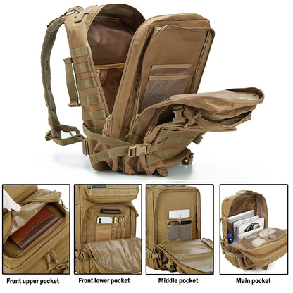 Men's Tactical Backpack – Outdoor Travel Bag for Camping, Hiking & Hunting