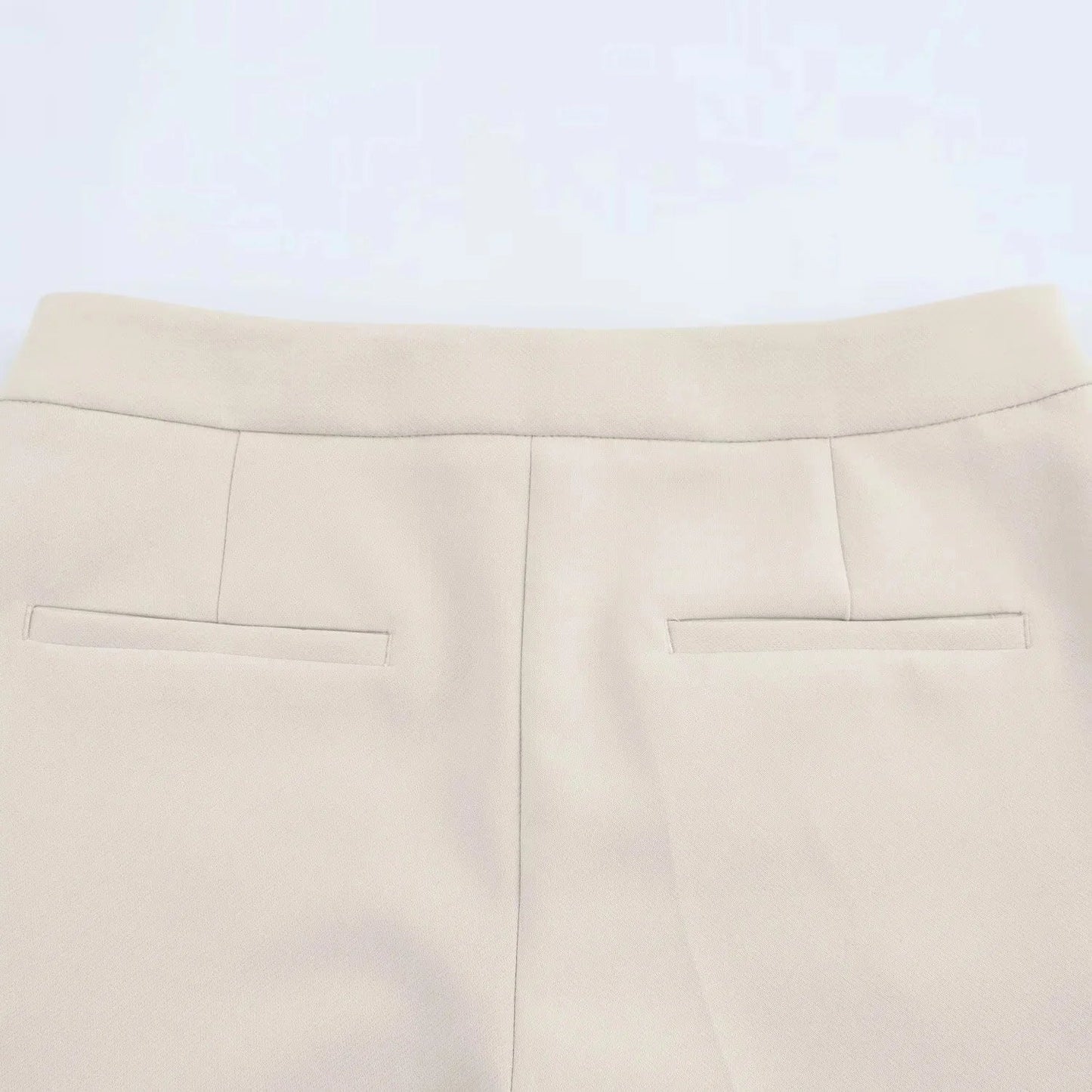 KONDALA 2026 Spring Summer Elegant Office Lady Solid Suits Fashion Slim Single Button Shrug Blazers Chic Zipper Flare Pants