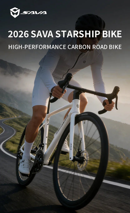 SAVA EX7-S 2026 Adult Road Bike, Aluminum Frame, TIAGRA R4700 20-Speed Drivetrain, 700C Adults Bicycle