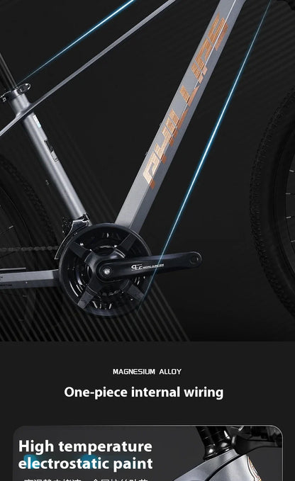 Magnesium Alloy26Inch mountain bike for adults men women, teenagers, and students33Speed Bike Disc Brake Shock Absorption