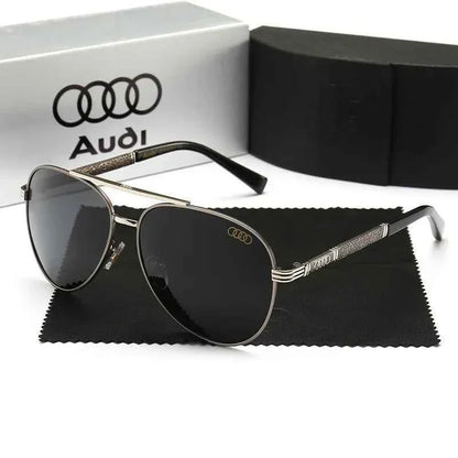 Audi Sunglasses Polarized UV400 Driving Sunglasses for Men/Women Square Frame Glasses Wholesale Gift for Auto Enthusiasts 5571