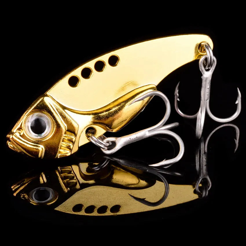 5pcs Metal VIB Fishing Lure Set – Vibration Spoon Hard Bait Crankbait Wobbler Swimbait Cicada 3/7/10/15/20g