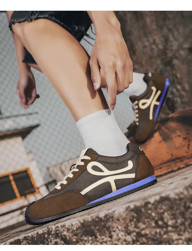 Men's Sporty Casual Shoes Summer 2025 New Model Large Size 45 Canvas Face Youth Student Breathable Leather plus Net Cloth