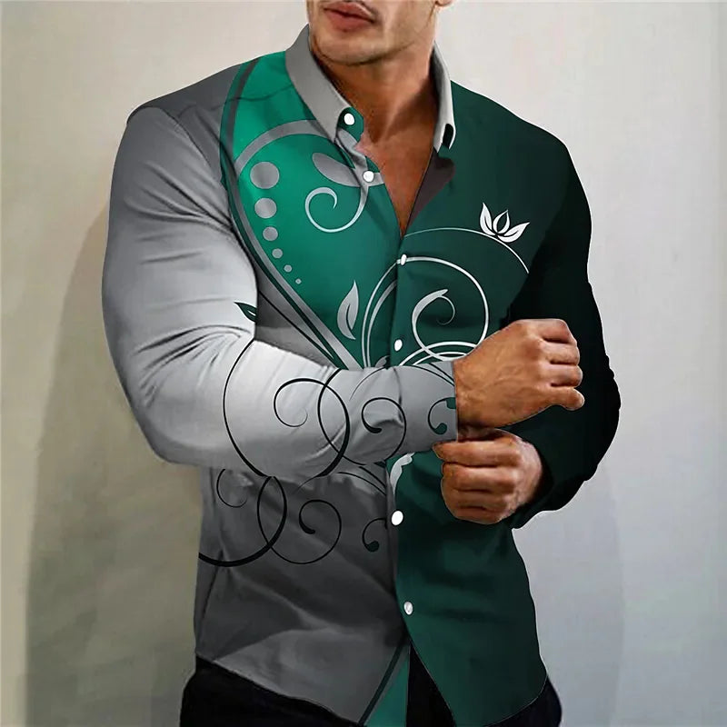 Men's casual shirts are fashionable, elegant, comfortable, slim and loose 2024 men's tops lightweight sports outdoor shirts