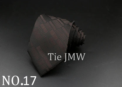 8 cm Tie Gravatas Newest Design Woven 8 cm Silk Necktie Wedding Business Suit Accessories Blue Man Dot Fit Group Party Office