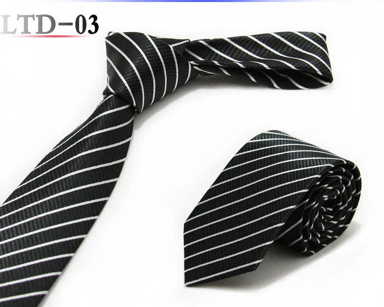 Luxury 7CM Mens Ties Striped Dot Necktie Formal Classic Business Neck Ties Jacquard Woven Necktie For Men Groom Wedding Party