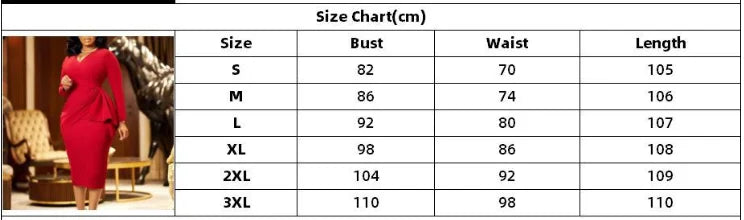 Elegant Bodycon Dresses for Women V Neck Full Sleeve Solid Sheath Autumn Winter New Dress Professional Business Work Dress Midi