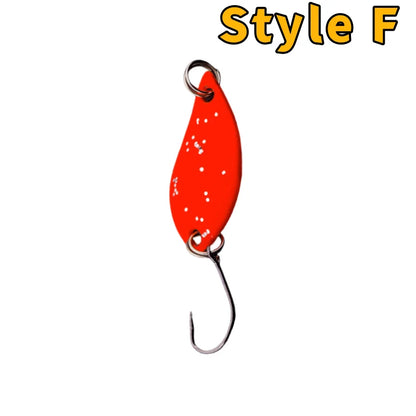 Metal Spoon Fishing Lure – Wobbler Jigging Bait, 2.5g/3.5g/5g, 12 Color Styles