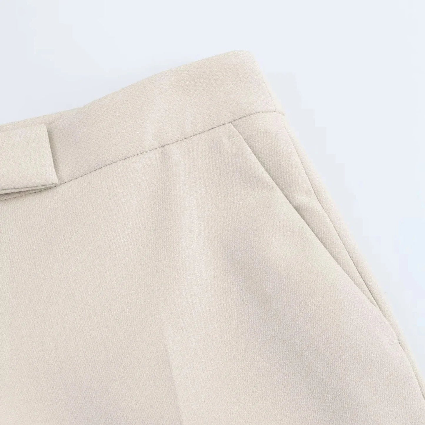 KONDALA 2026 Spring Summer Elegant Office Lady Solid Suits Fashion Slim Single Button Shrug Blazers Chic Zipper Flare Pants