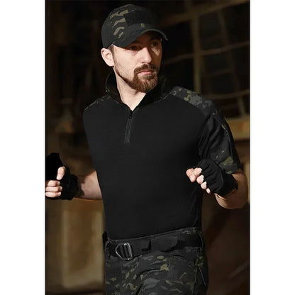 Tactical Combat Suit – Waterproof, Quick-Dry, Multi-Pocket Shirt & Cargo Pants, 7 Configurations