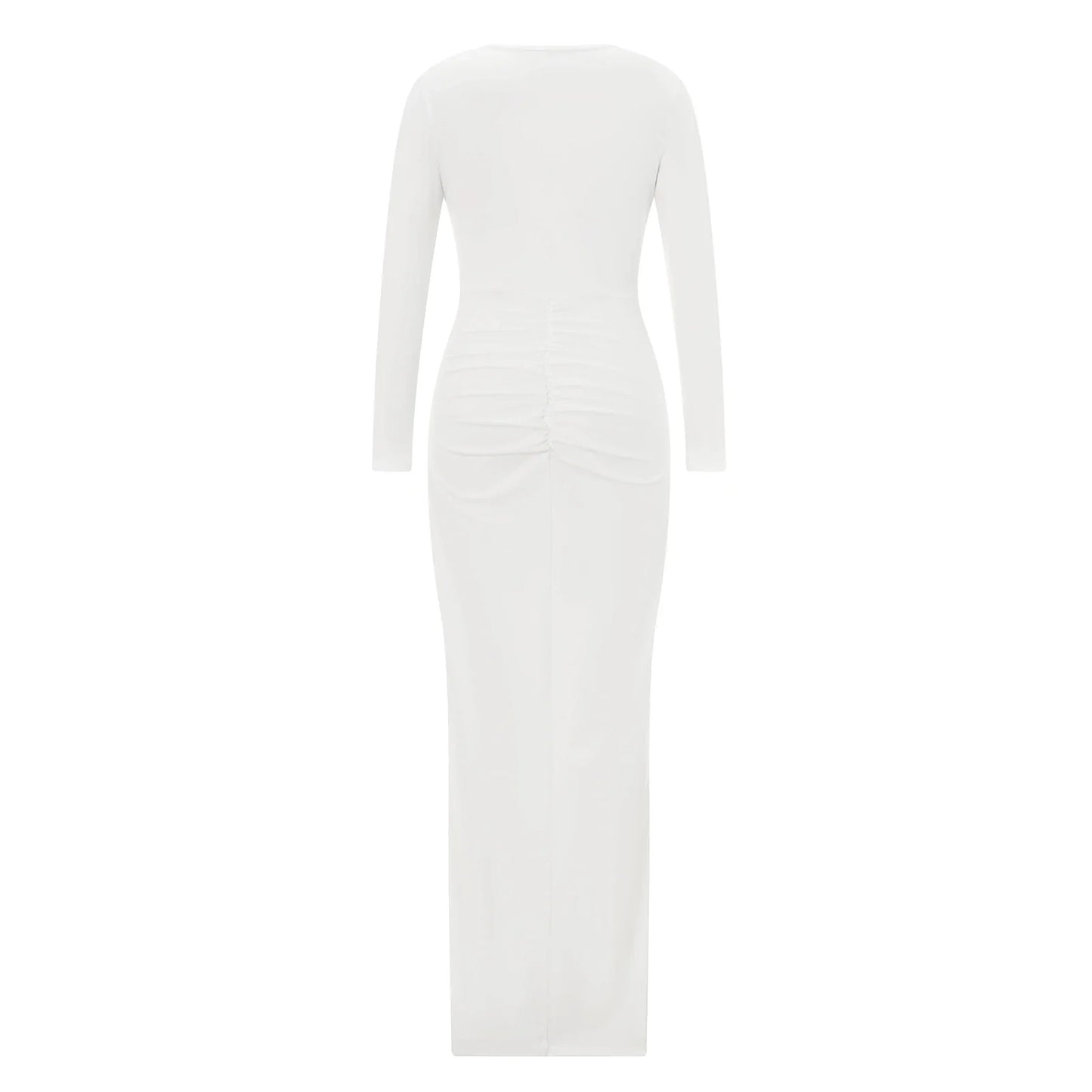 hirigin Spring Bodycon Dresses For Women Luxury Designer Party Prom  Deep V Neck Sexy Dress Hem Split Outfits Evening Vestidos