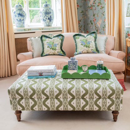 Green Lacquer Tray Set