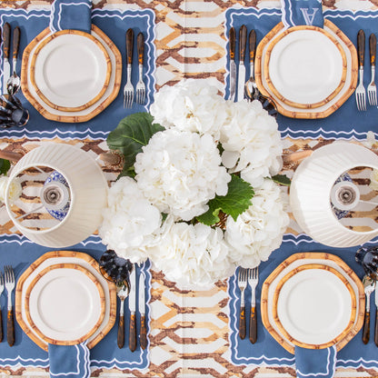 Geometric Bamboo Starter Plate